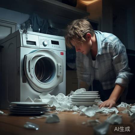 “洗衣机洗碎碗梦反映家务焦虑”