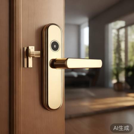 小米智能锁，艺术品般高雅