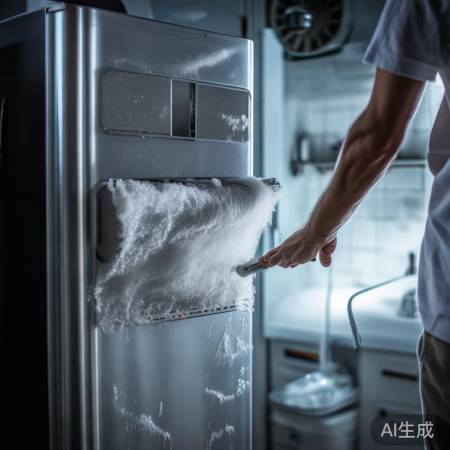 冰箱冷凝器异常，冰块增多需检查