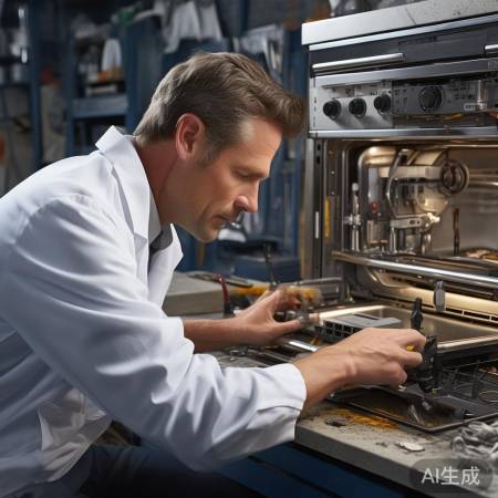 师傅巧手修复，灶具焕然一新