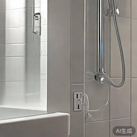 淋浴旁插座，生活更便捷
