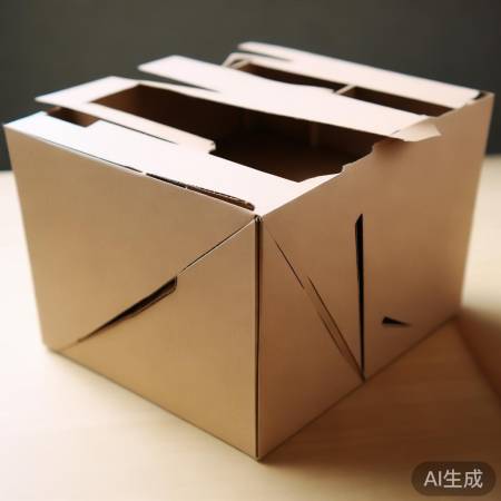 纸箱变身,斜边剪口安全锁