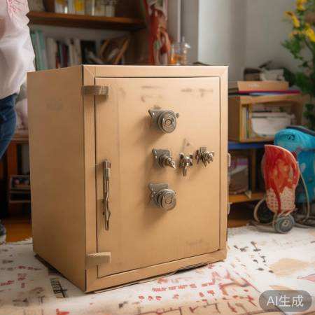 简易纸盒保险柜,防小偷,存小物