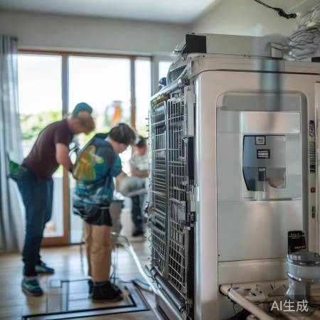 验收空调，细心耐心