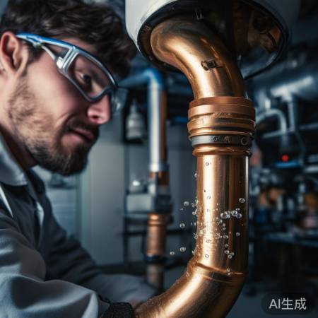 检查管道，防空气泄漏