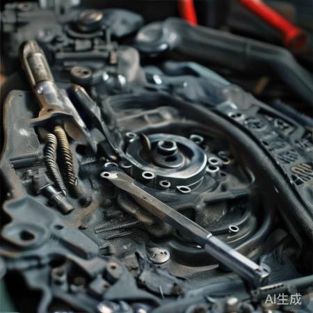 “拆离合器:拧螺丝,拔离合,小