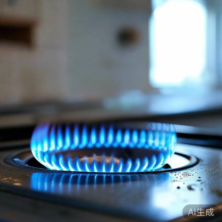 炉灶清洁，火焰稳定