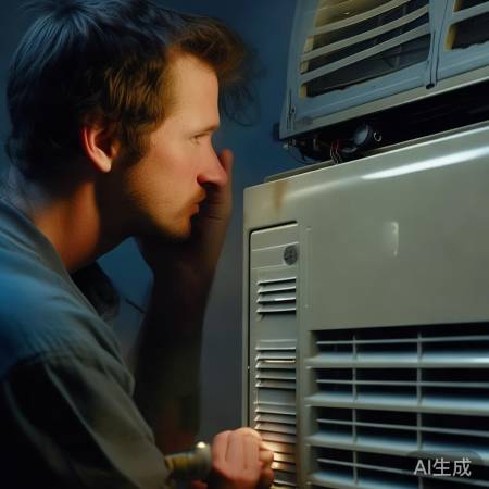 空调嗡嗡声，判断松动或灰尘