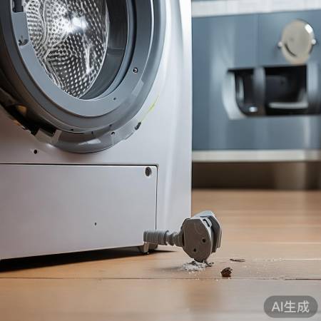 洗衣机底，找断脱水线