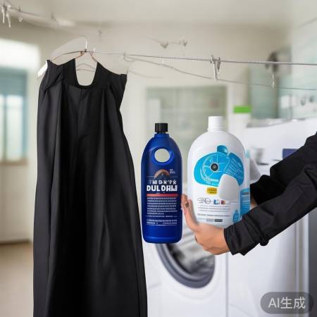 选洗衣液，护黑色衣物