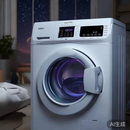 智能洗衣机，节水静音高效