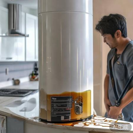 电热水器漏油，巧方法解决