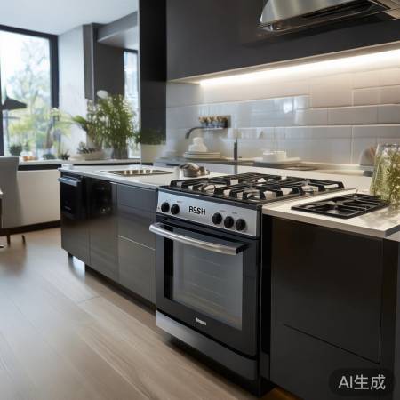 博西华燃气灶，高端时尚。