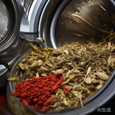 洗衣机变药材加工厂