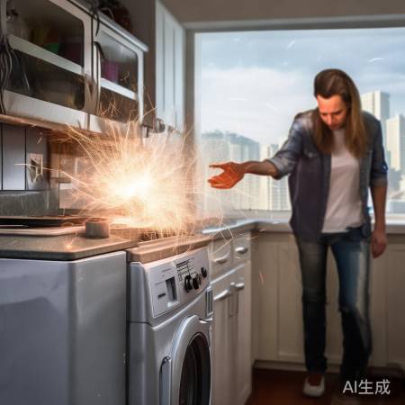 洗衣机漏电,立即停用维修