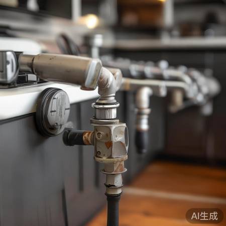 检查燃气连接,防漏电