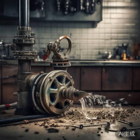 燃气供应不足，阀门或管道堵塞