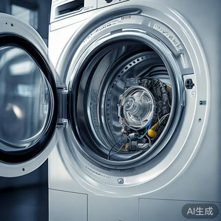 电机转动无需水,智能控洗涤。