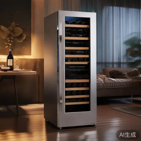 新银灰红酒柜，品味生活新高度