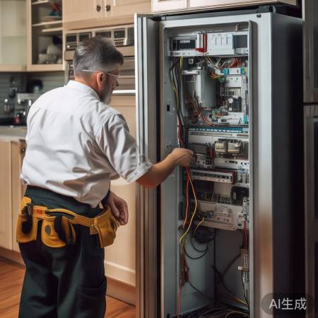 电冰箱风扇不转，找专业维修