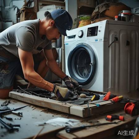 准备工具，断电拆洗衣机