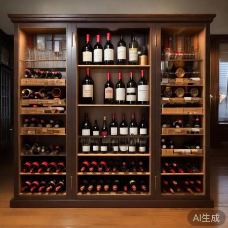 红酒柜摆放，量体裁衣
