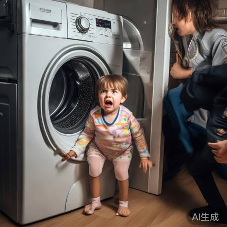 洗衣机关小宝，邻居报警救急