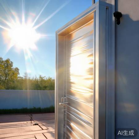 防盗门防晒降室温