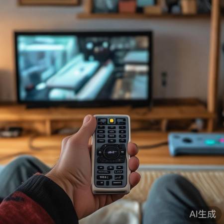 遥控器Power键开机，Inp