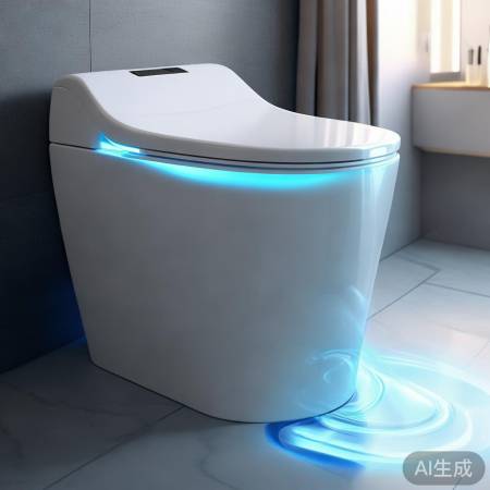 智能马桶自动冲洗，卫生无忧