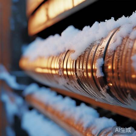 空调铜管结霜，空气凝霜现象