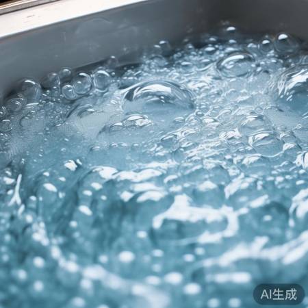 温水加洗衣粉，适度泡沫。