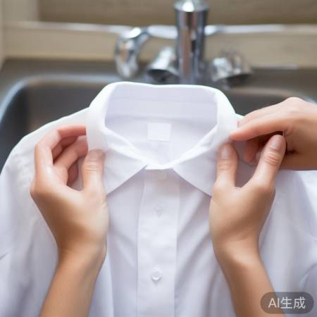 洗衣不易，衣领需精心。
