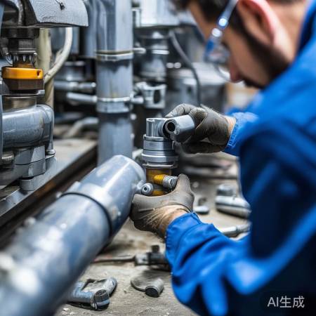 水泵与进水管连接,方向一致。