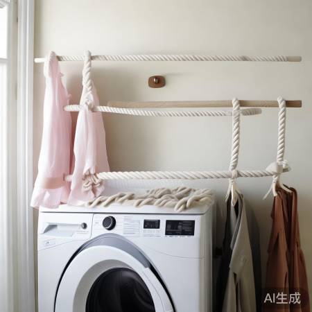 洗衣机变衣架教程