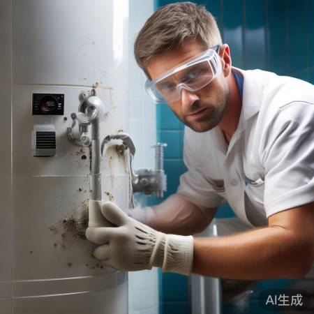 热水器漏水,检查密封圈和水管接