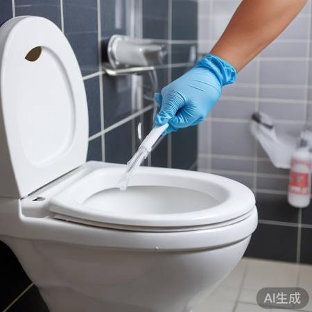 慎用强酸碱，保马桶寿命