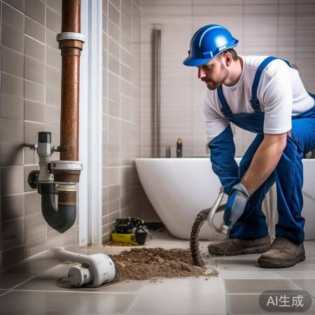 检查水管与排水泵