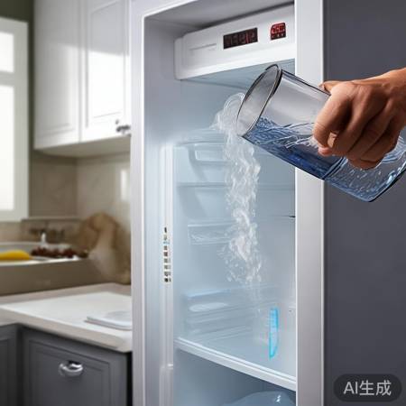 热水中误冷慢,温差大损冰箱