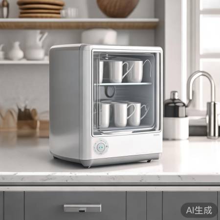 “移动茶杯柜,消毒可靠,保持卫