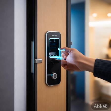 指纹锁,快速开门,方便家人