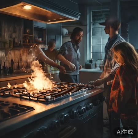 燃气泄漏,险象环生