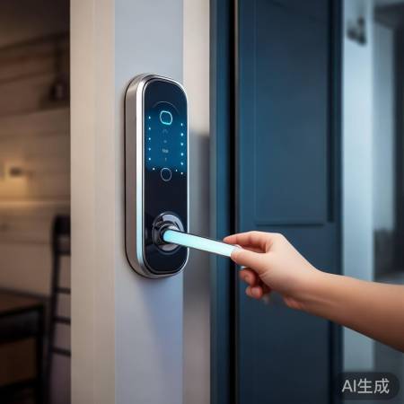 智能锁多用户权限，指纹解锁便捷