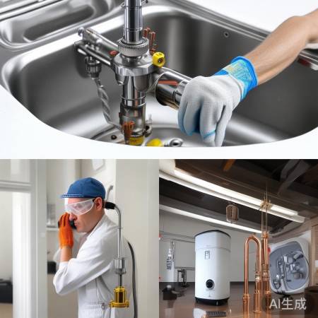 安装排水软管，固定连接