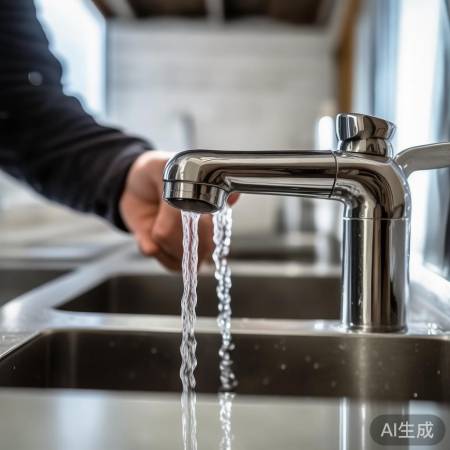 检查水龙头，确保水流通畅