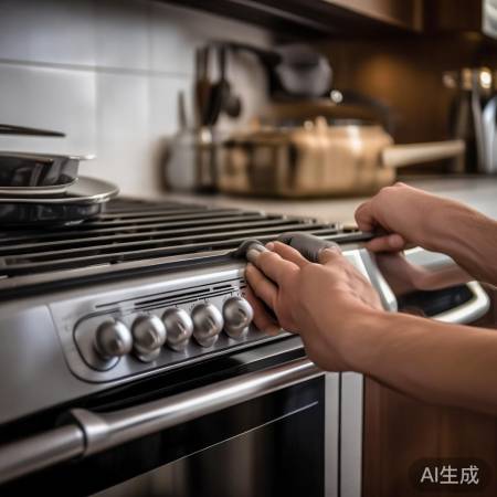 集成灶风门调火力