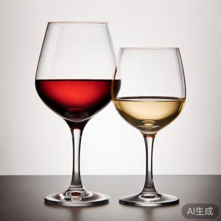 品酒需选杯，红白酒杯不同