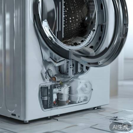 检查洗衣机底部，及时修复