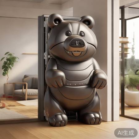 “萌态防盗门，守护家庭安全”