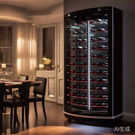 “红酒柜摆放，宜餐桌旁或墙角”